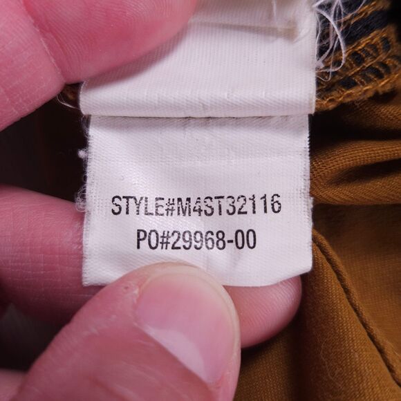 Prana Stretch Zion Hiking Pants Mens 36x32(31) Straight Fit Trail Stretch Orange - Picture 8 of 16